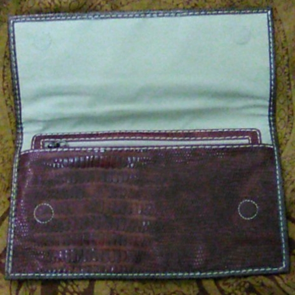 Vegan Leather Clutch Purse - Picture 3 of 4